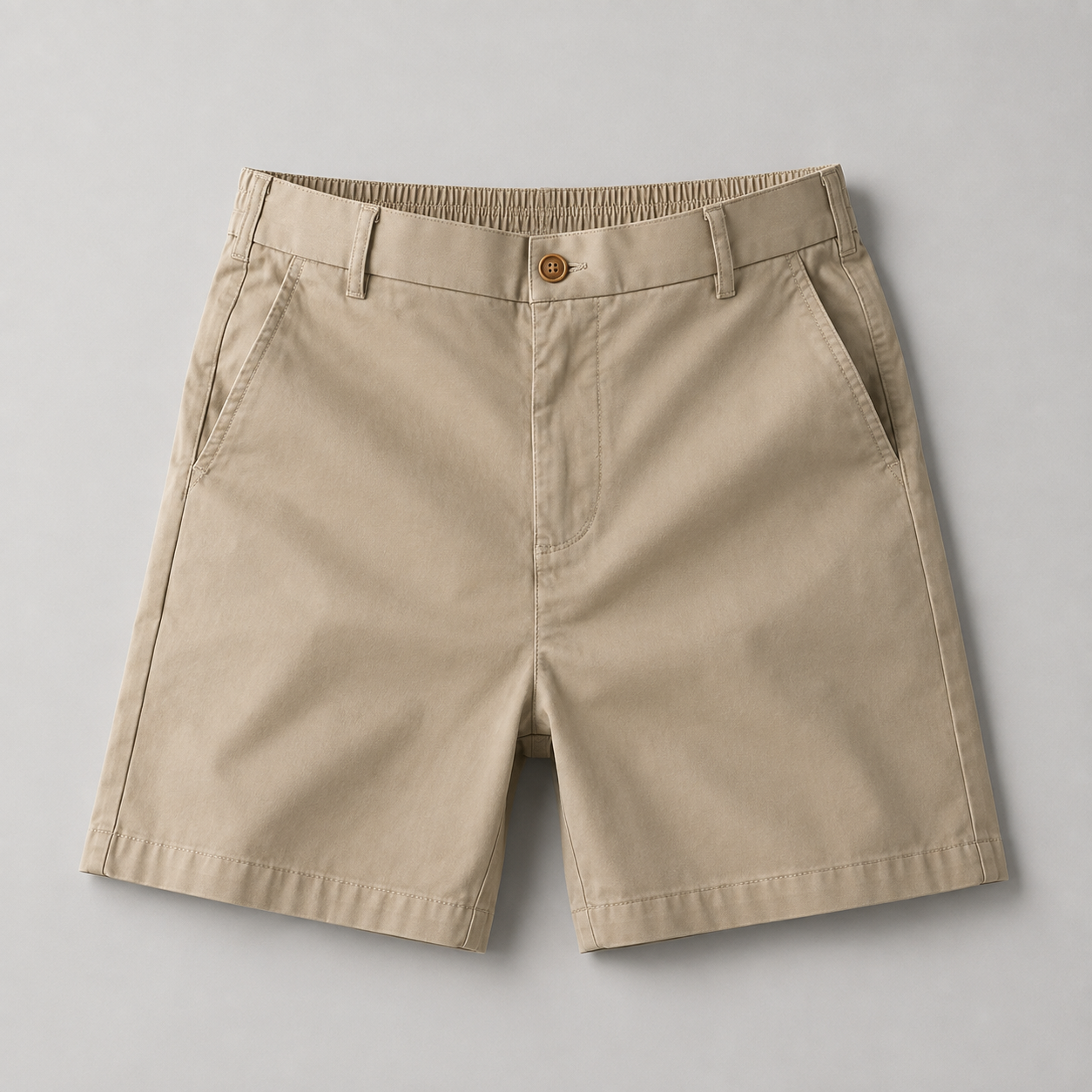 Alden High-Waist Cotton Shorts