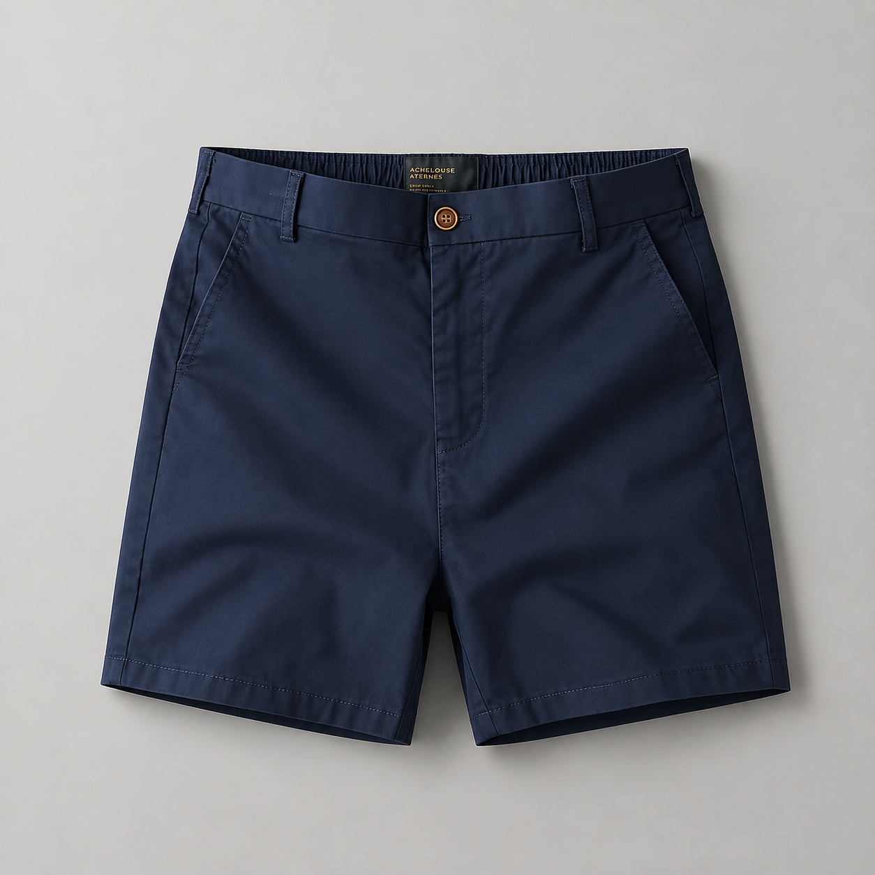Alden High-Waist Cotton Shorts