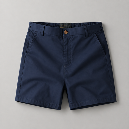Alden High-Waist Cotton Shorts
