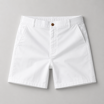 Alden High-Waist Cotton Shorts