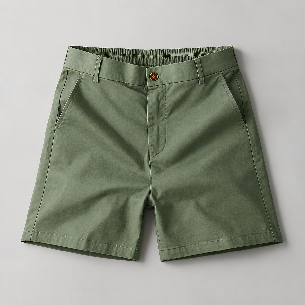Alden High-Waist Cotton Shorts