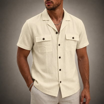 Santino Cotton Linen Shirt