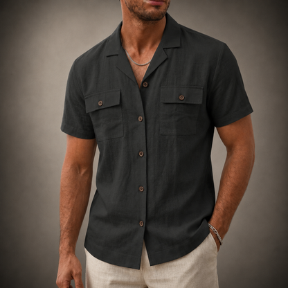 Santino Cotton Linen Shirt
