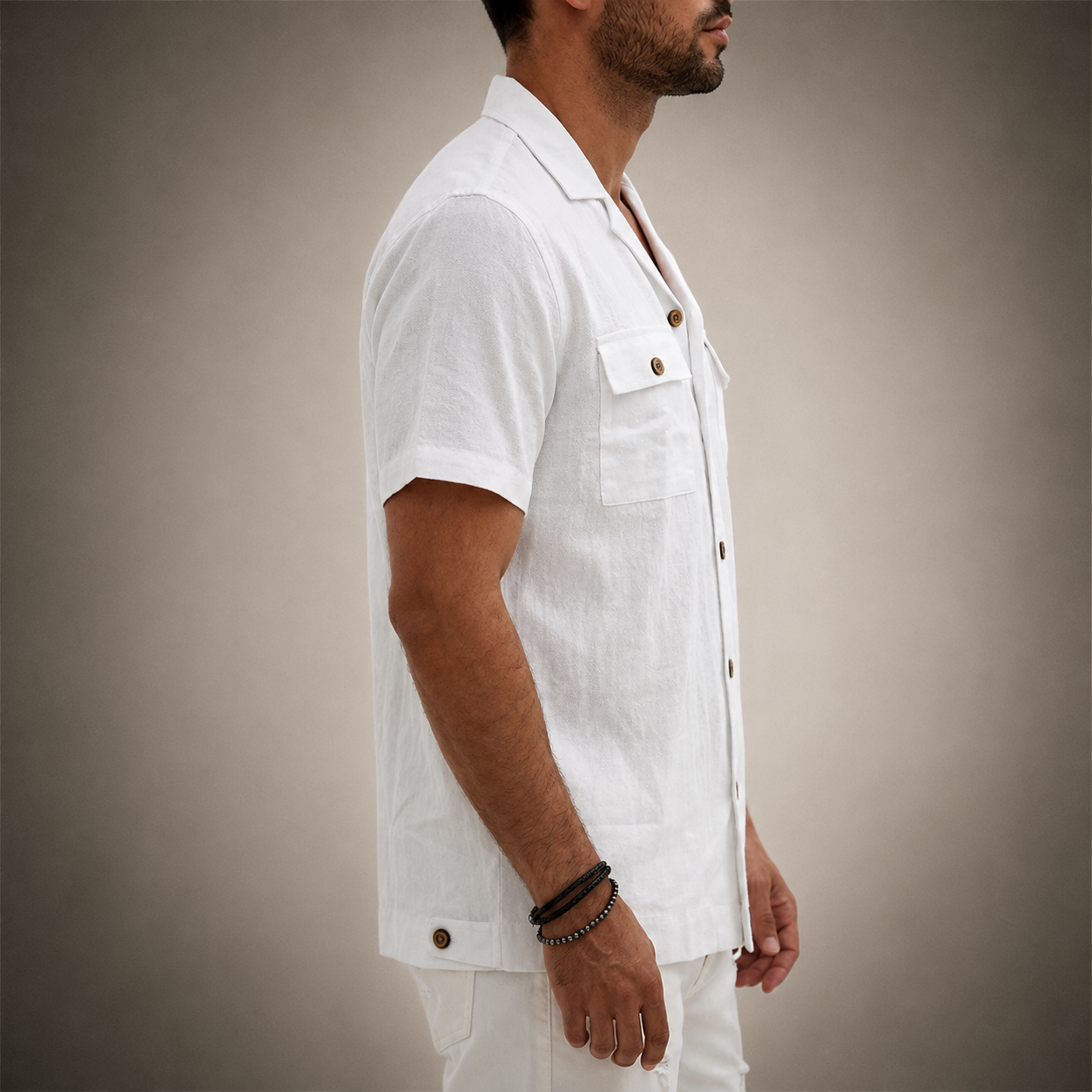 Santino Cotton Linen Shirt