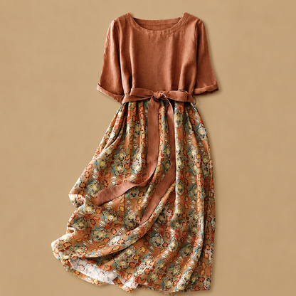 Aveline Floral Tie Waist Dress