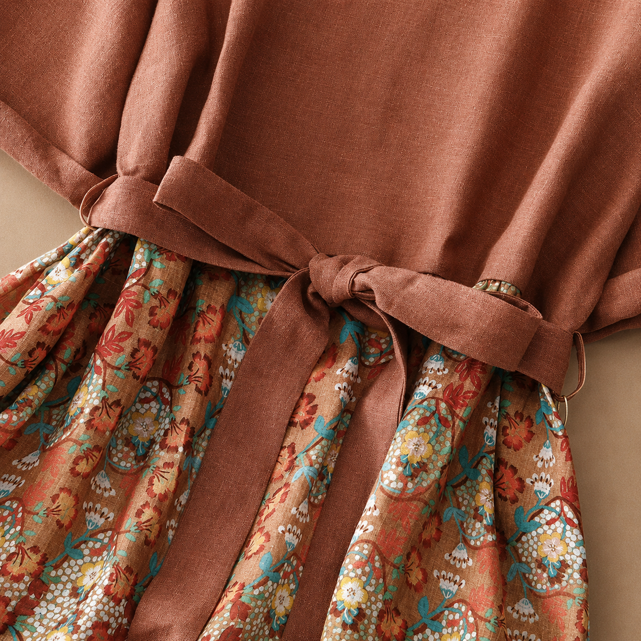 Aveline Floral Tie Waist Dress