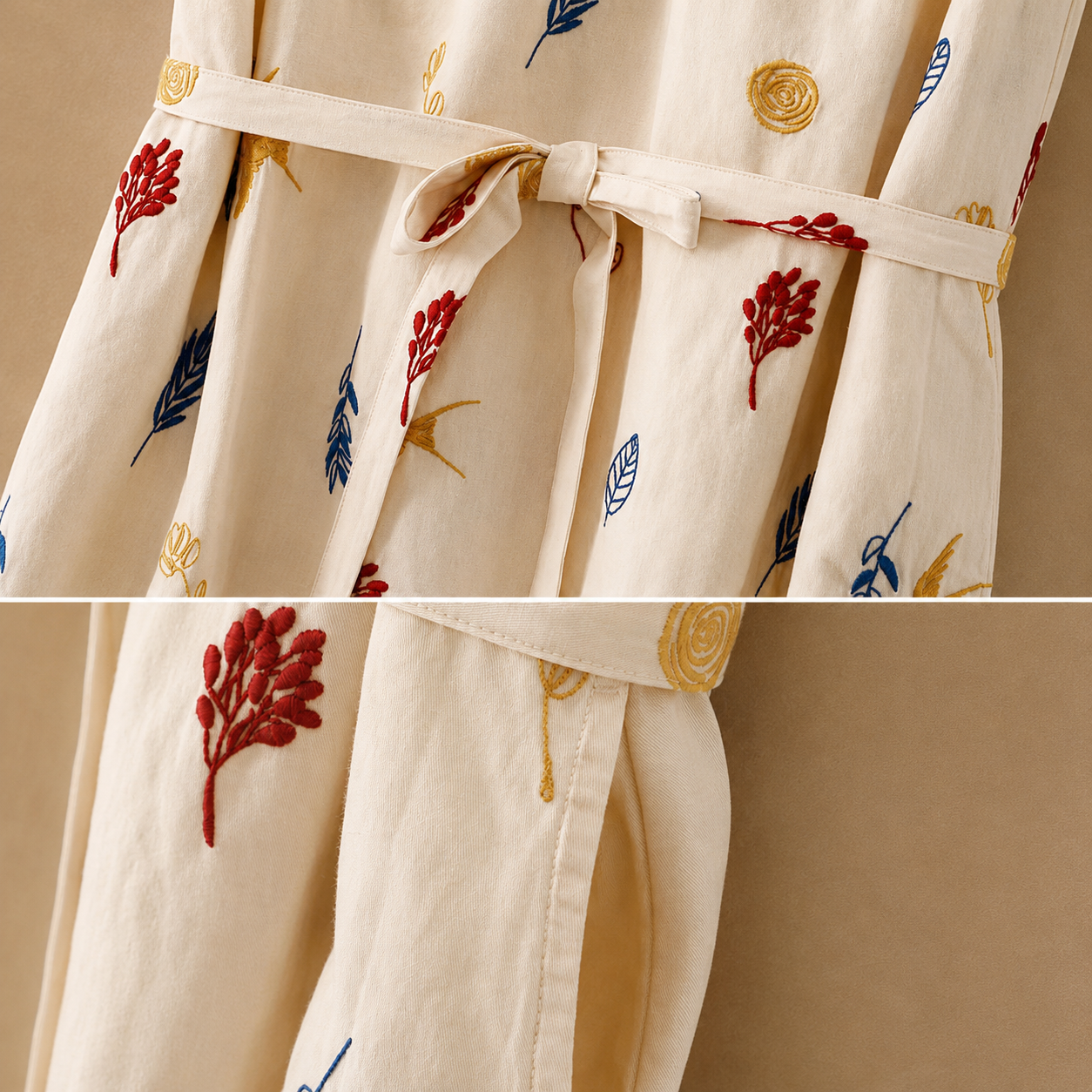 Adeline Embroidered Midi Dress