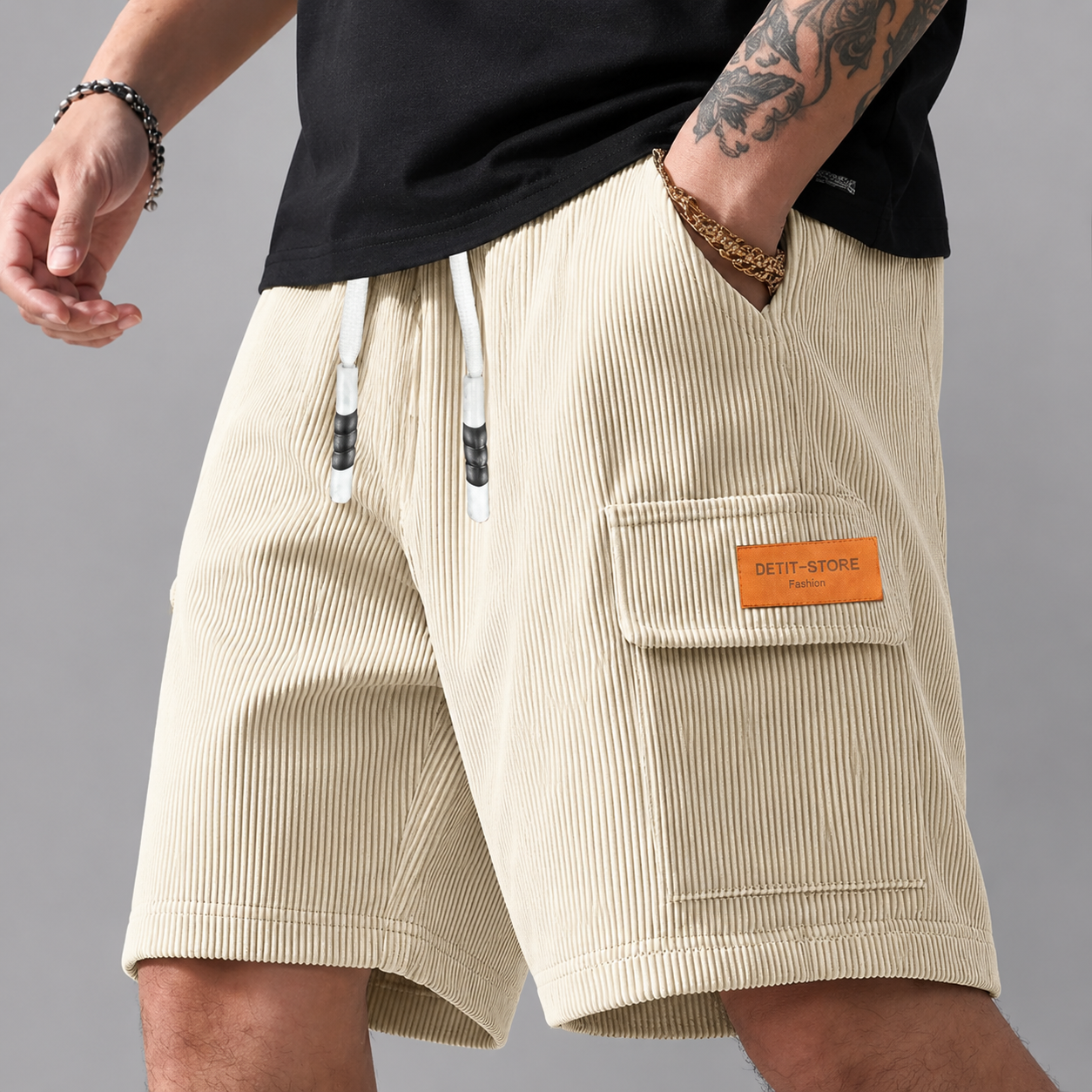 Beckett Corduroy Cargo Shorts