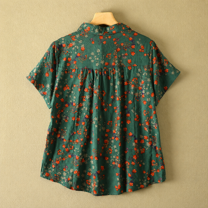 Colette Cotton Linen Blouse