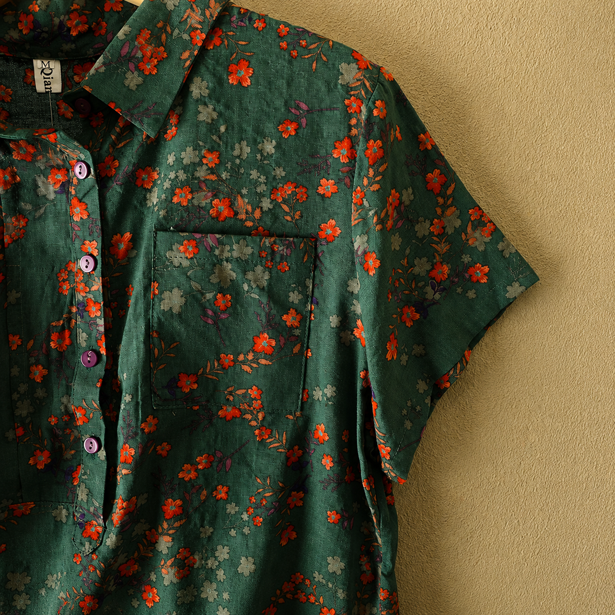 Colette Cotton Linen Blouse