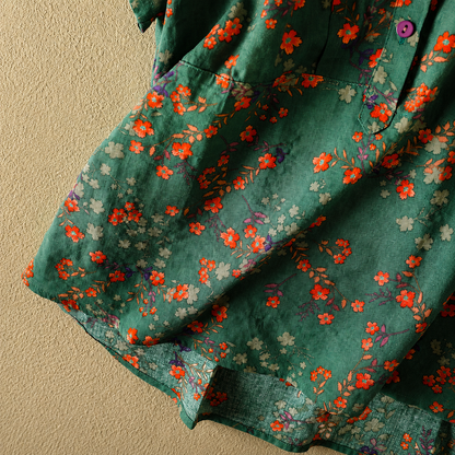 Colette Cotton Linen Blouse