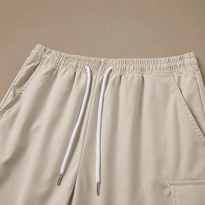 Callan Drawstring Cargo Shorts