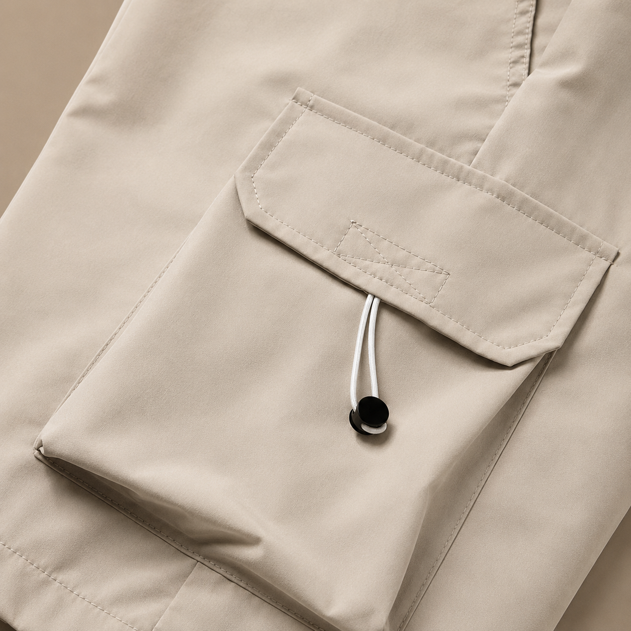 Callan Drawstring Cargo Shorts