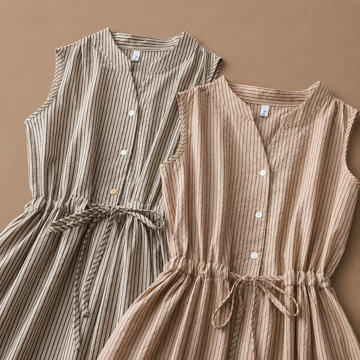 Aveline Thin Cotton Midi Dress