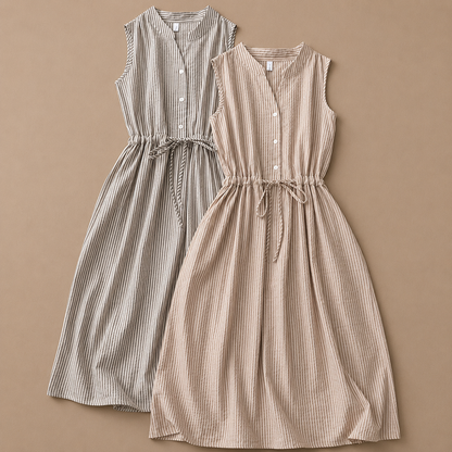 Aveline Thin Cotton Midi Dress