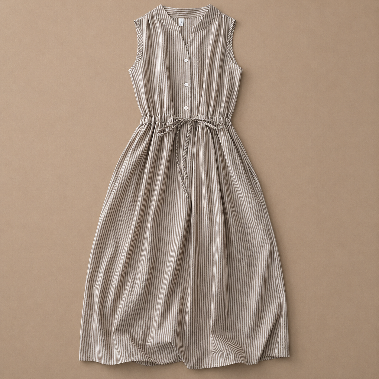 Aveline Thin Cotton Midi Dress