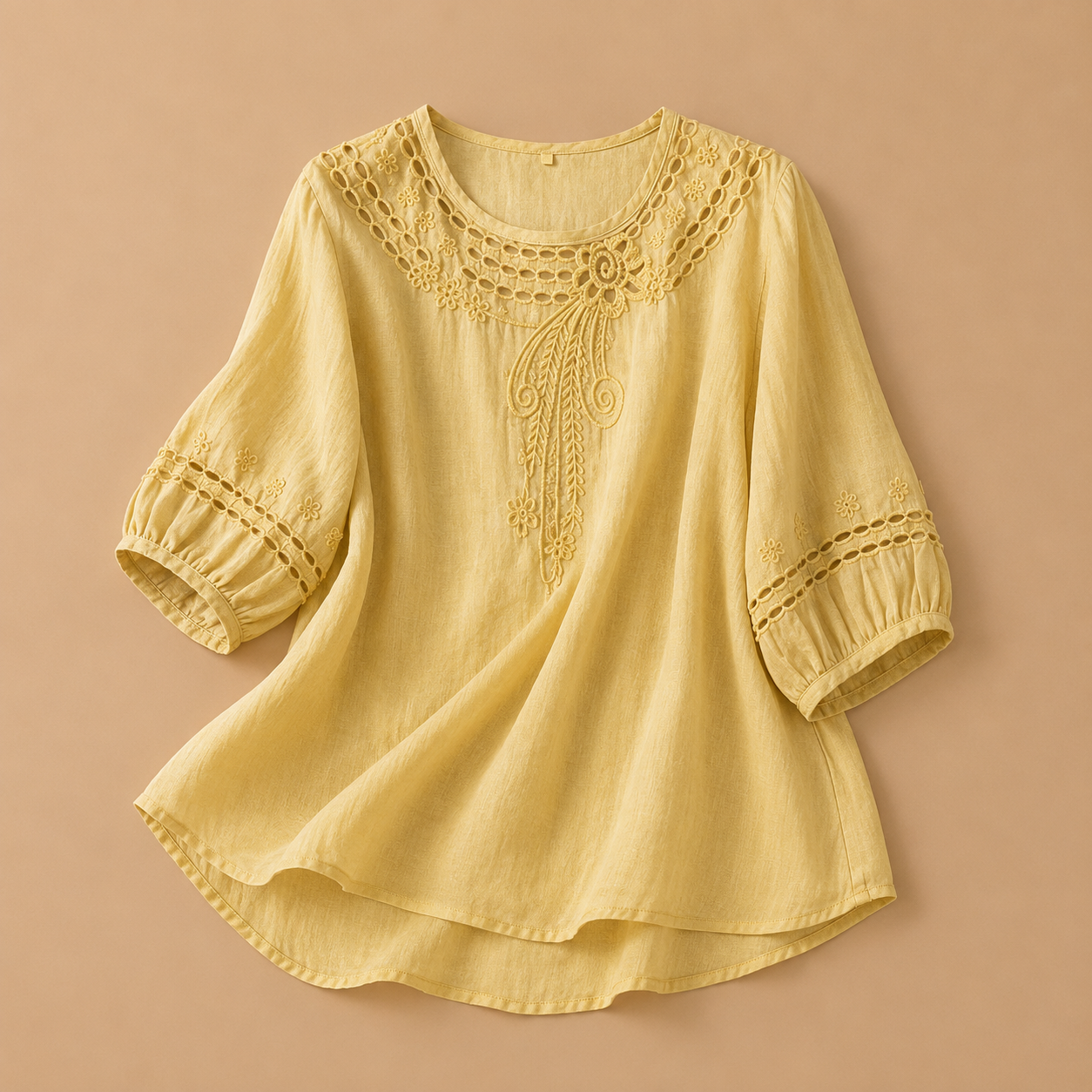Elodie Cotton Linen Blouse