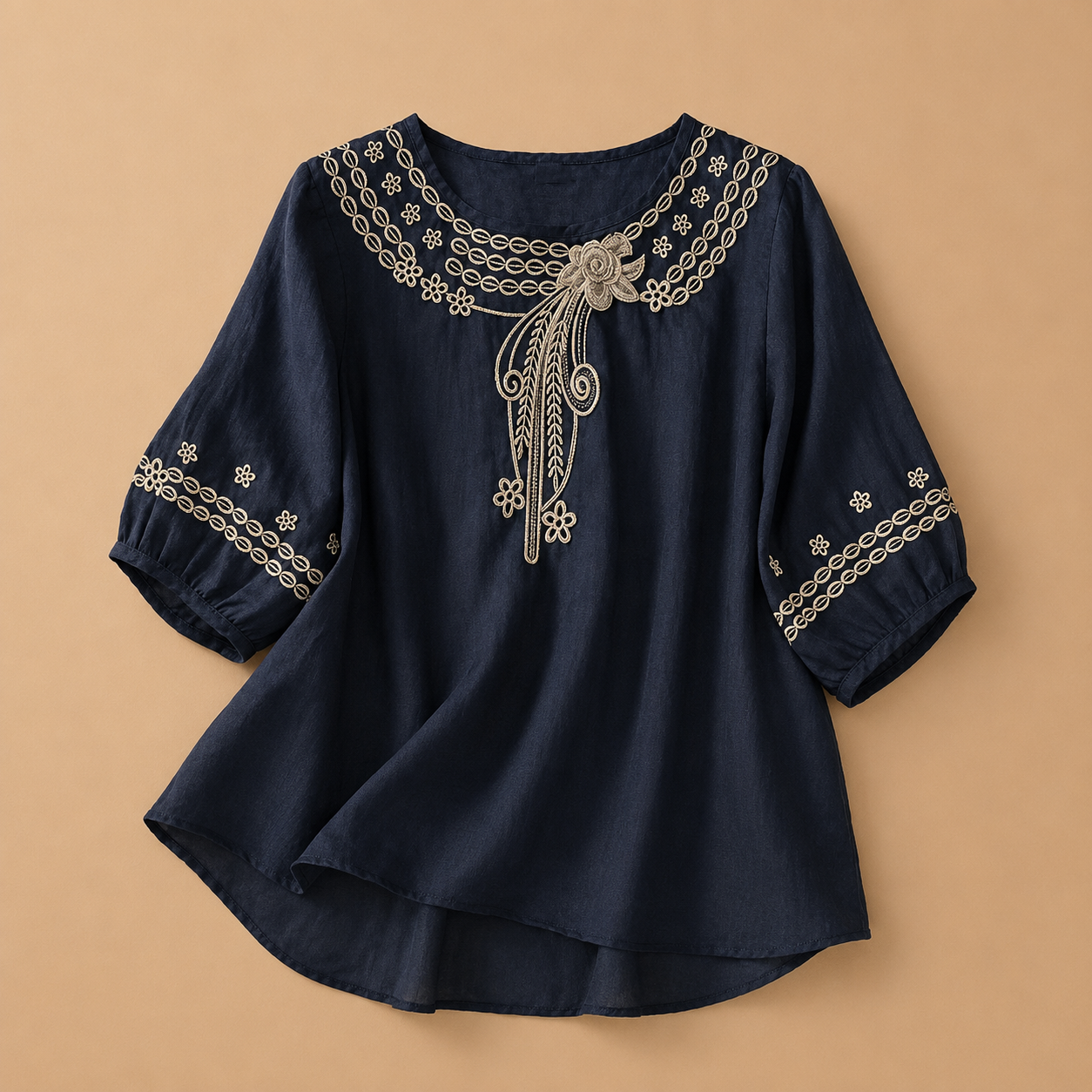 Elodie Cotton Linen Blouse