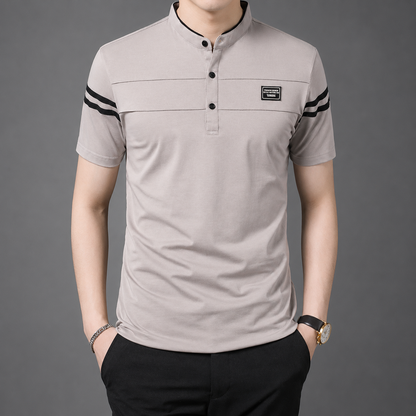 Alden Stand Collar Polo