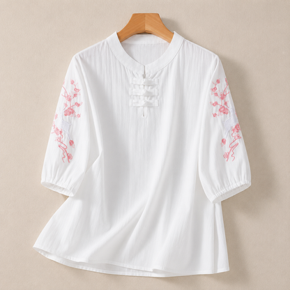 Estelle Mandarin Blouse