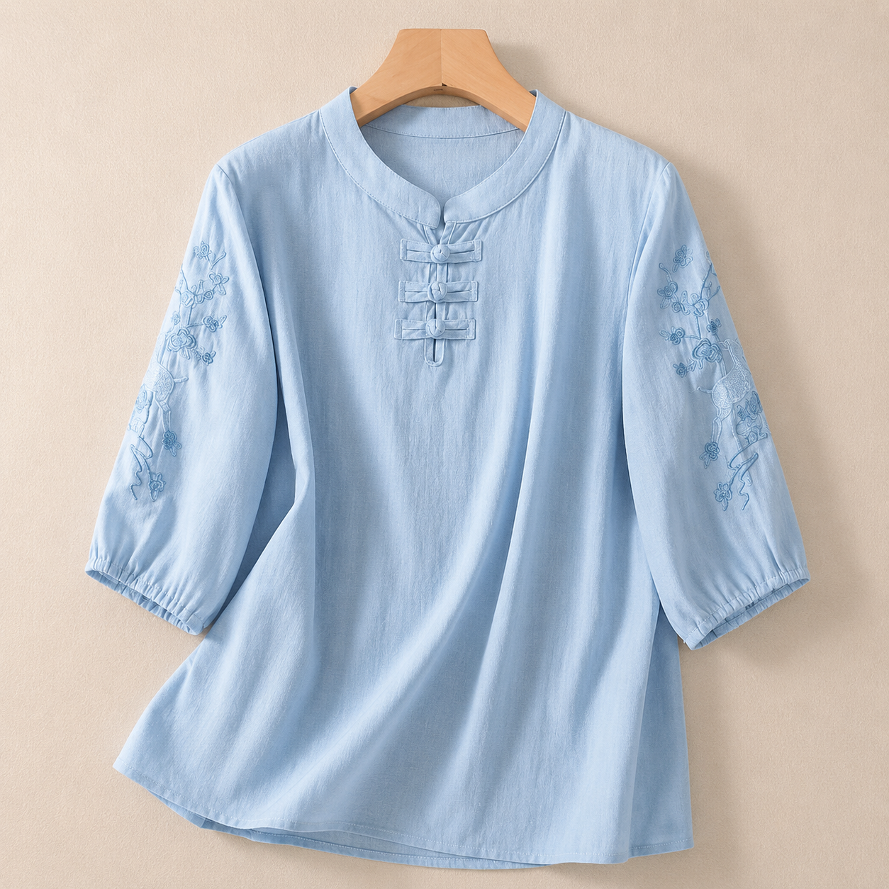 Estelle Mandarin Blouse