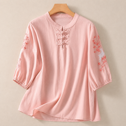 Estelle Mandarin Blouse