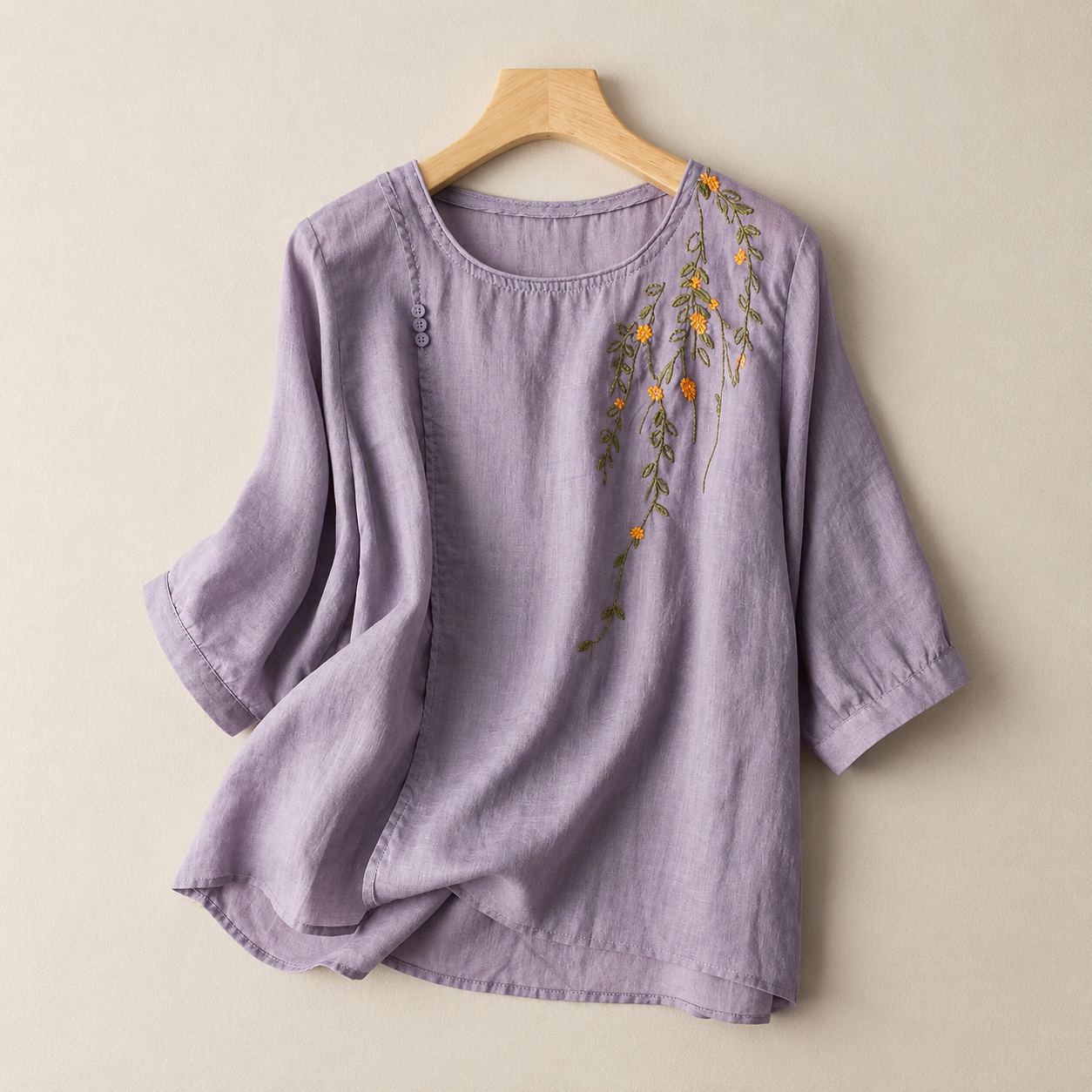 Adeline Cotton Linen Blouse