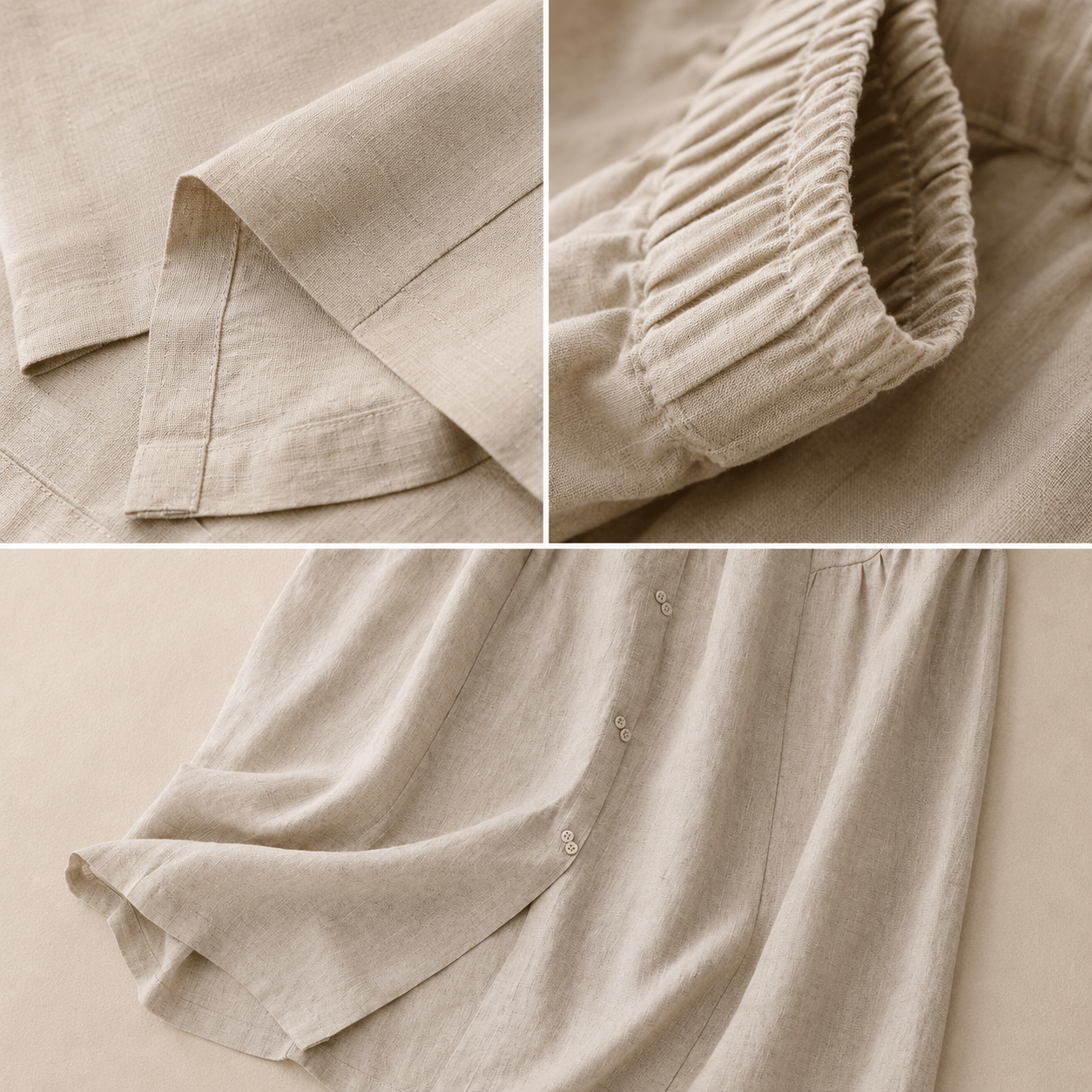 Colette Cotton Linen Skirt