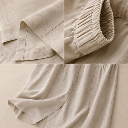Colette Cotton Linen Skirt