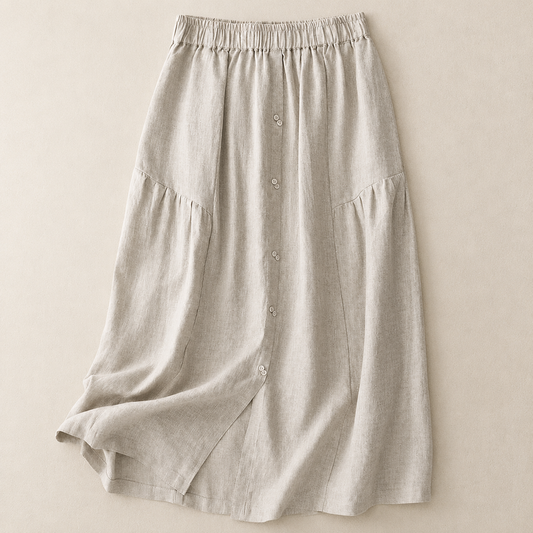 Colette Cotton Linen Skirt