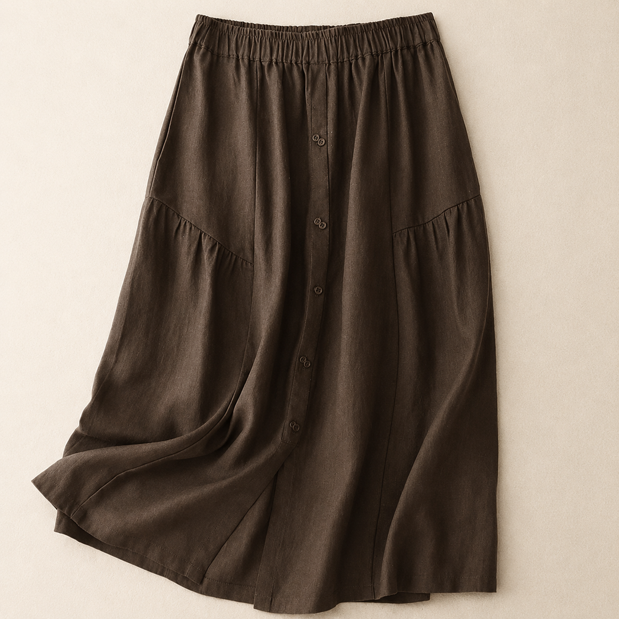 Colette Cotton Linen Skirt