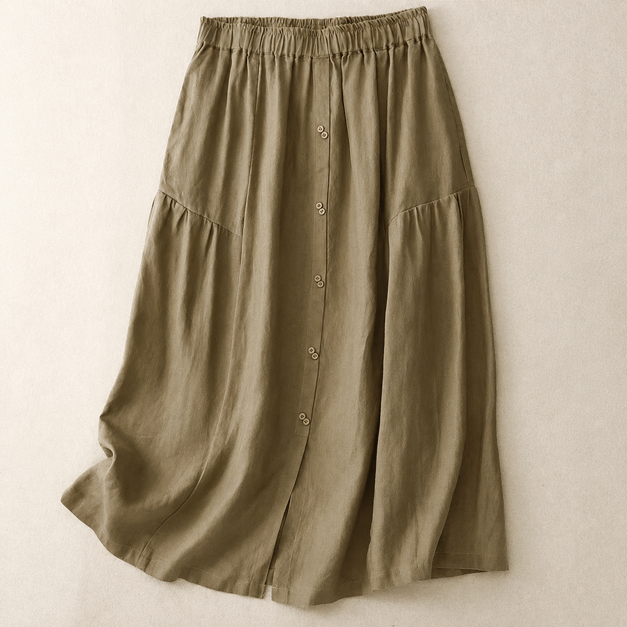 Colette Cotton Linen Skirt
