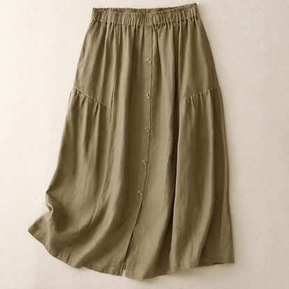 Colette Cotton Linen Skirt