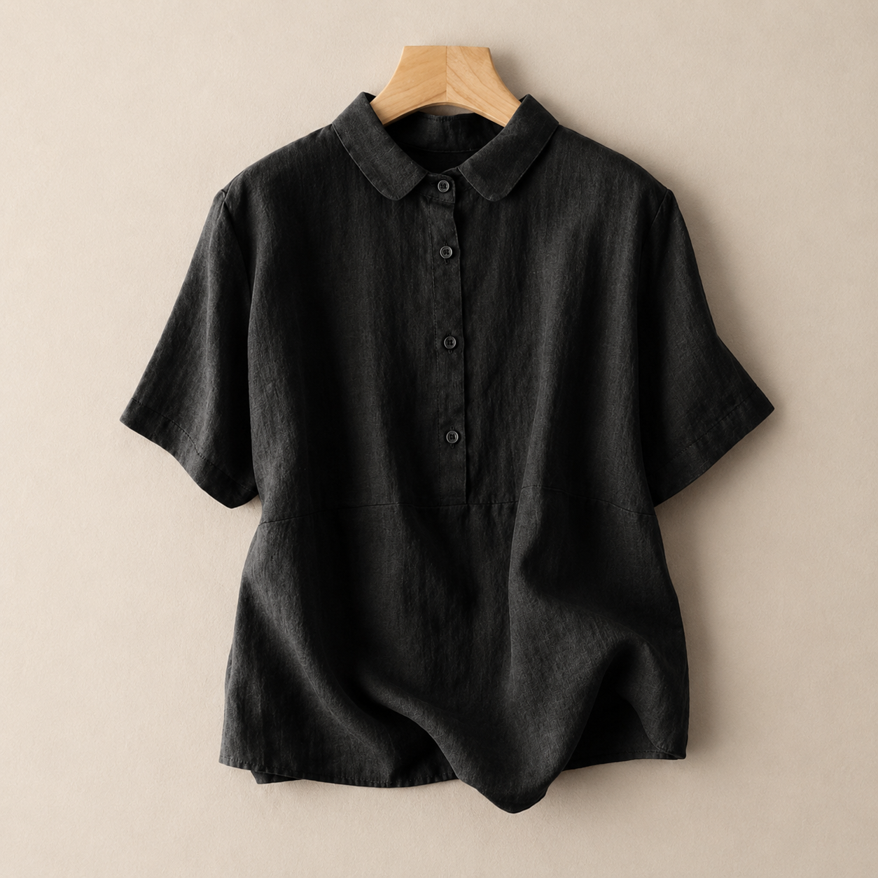 Elara Cotton Linen Blouse