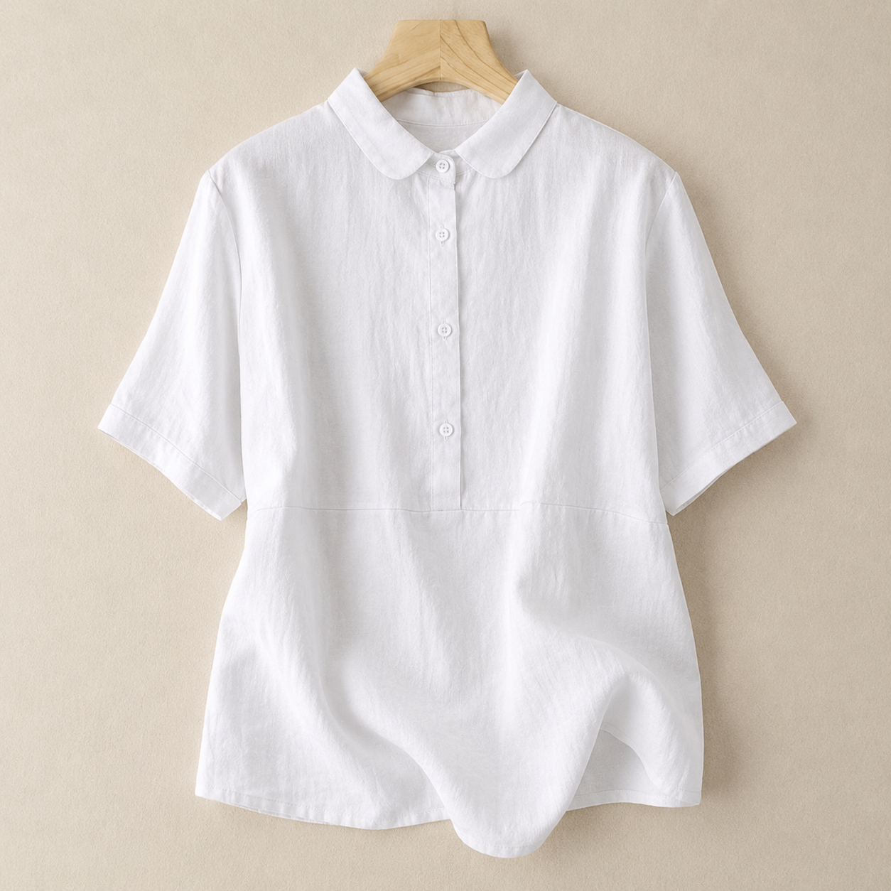 Elara Cotton Linen Blouse