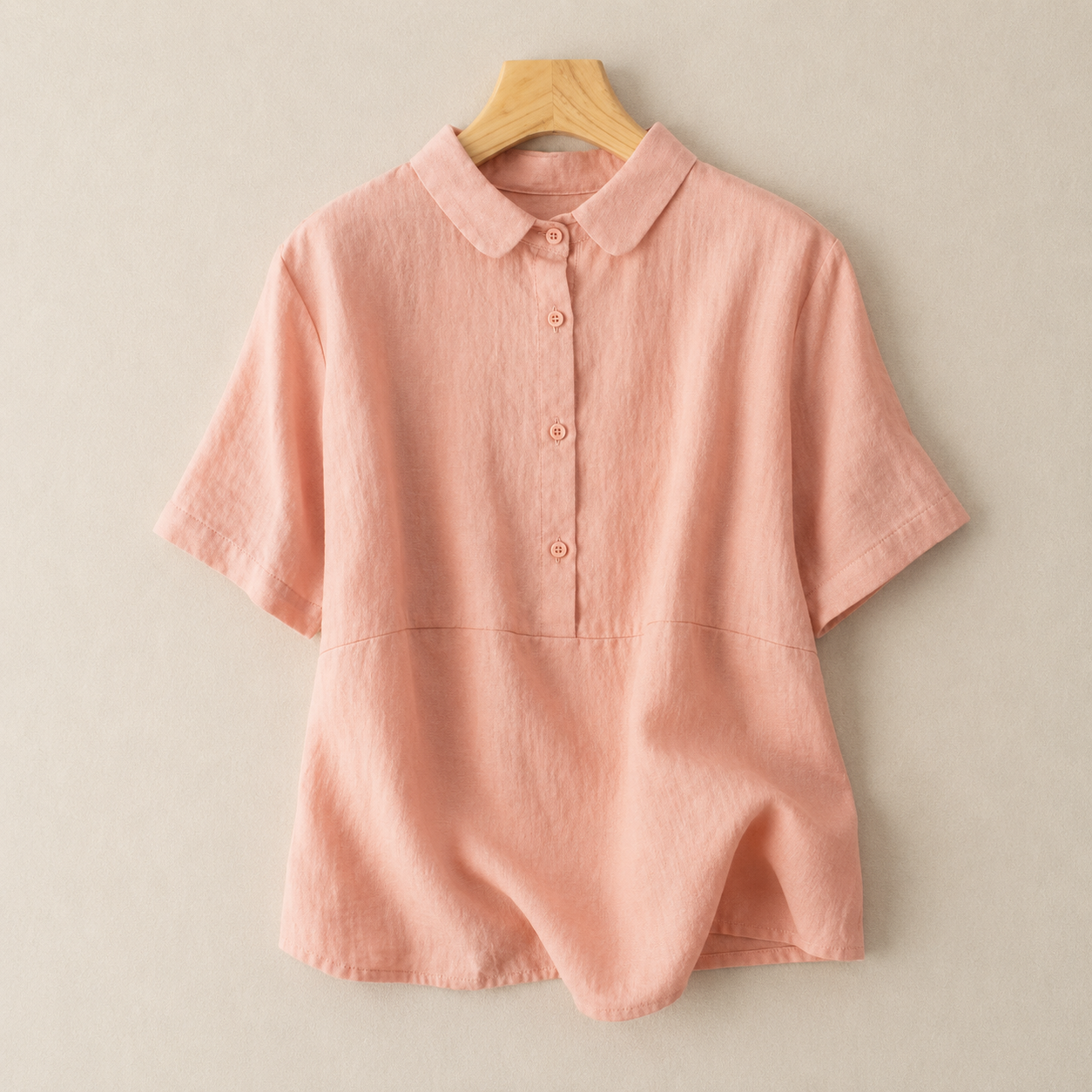 Elara Cotton Linen Blouse