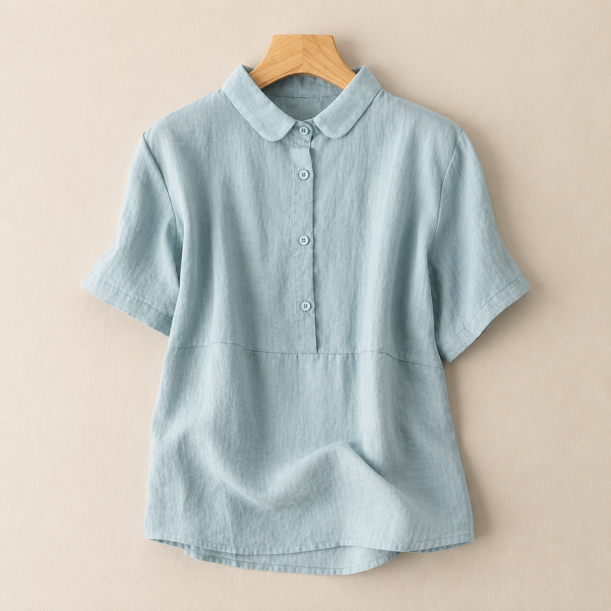 Elara Cotton Linen Blouse