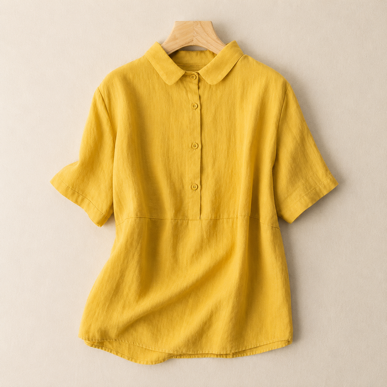 Elara Cotton Linen Blouse