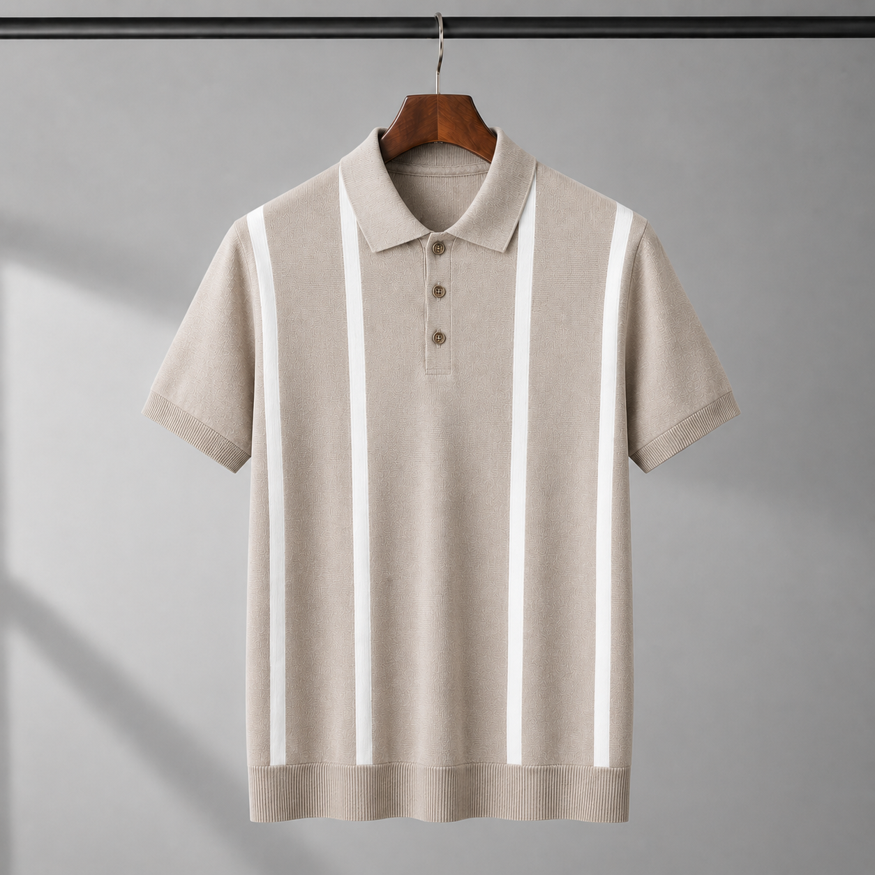 Remington Stripe Knit Polo