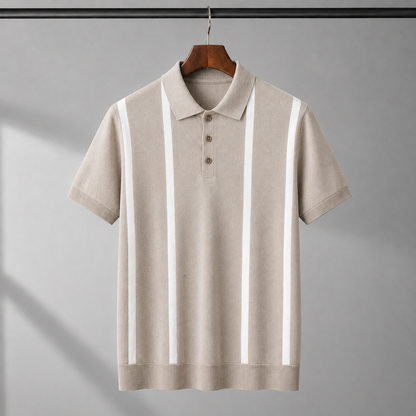 Remington Stripe Knit Polo