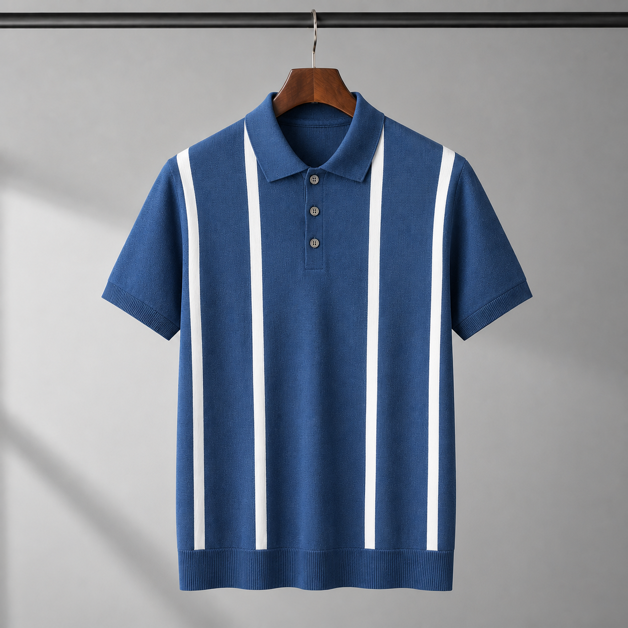 Remington Stripe Knit Polo