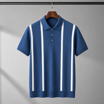 Remington Stripe Knit Polo