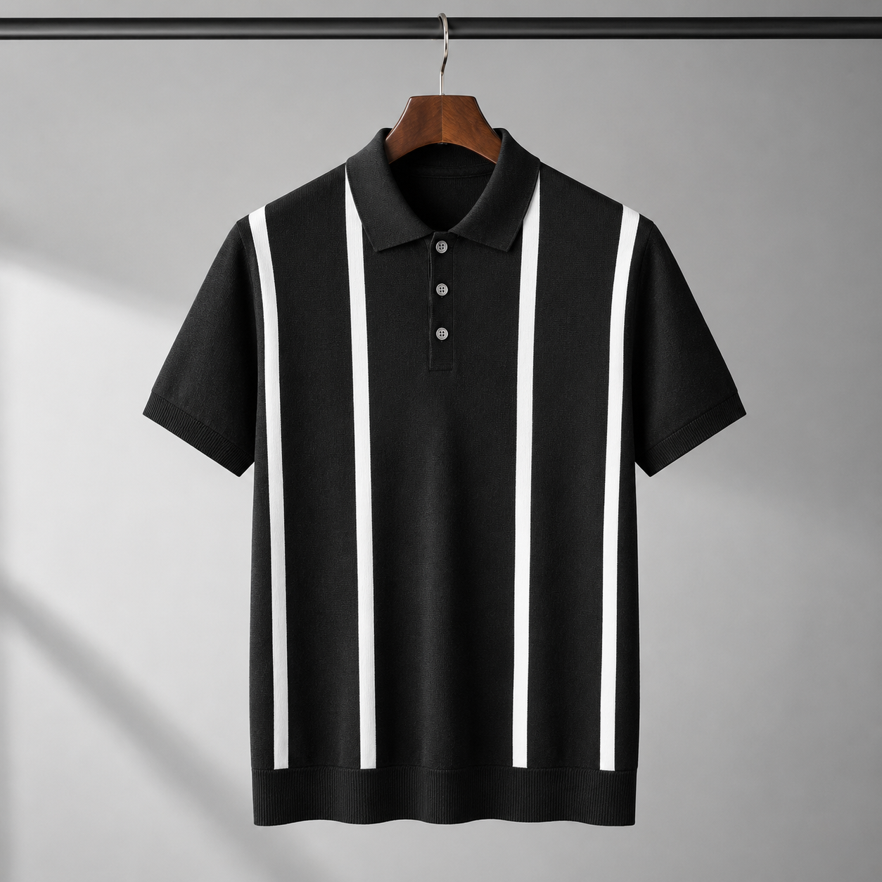 Remington Stripe Knit Polo