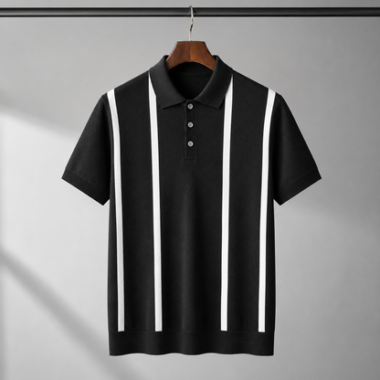 Remington Stripe Knit Polo