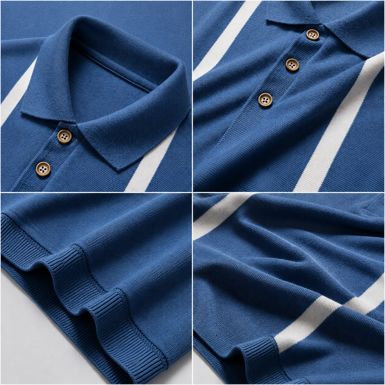 Remington Stripe Knit Polo