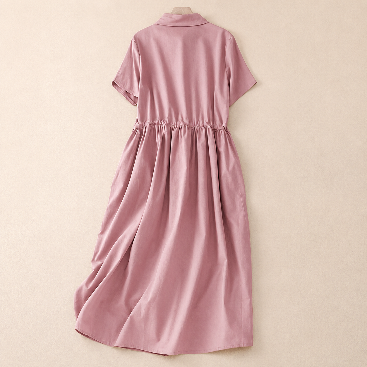 Amelie Cotton Linen Midi Dress