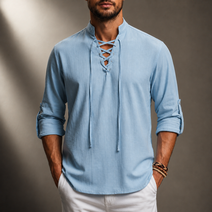 Caspian Cotton Linen Shirt