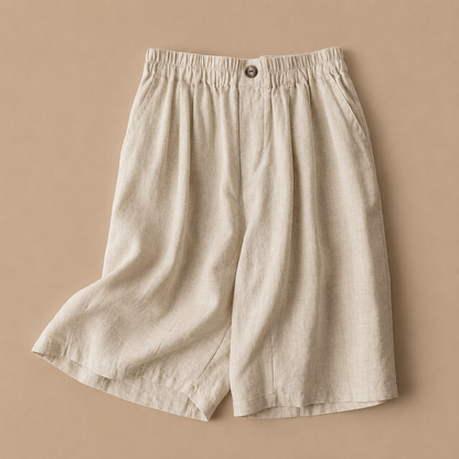 Maren Cotton Linen Shorts