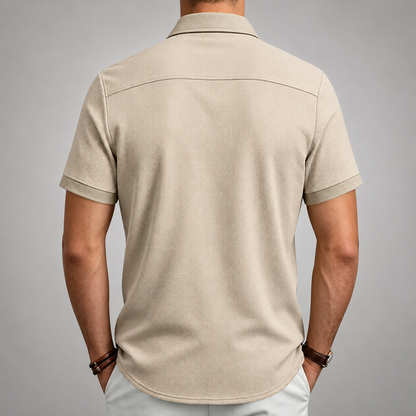 Harrison Textured Button-Up Shirt