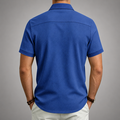 Harrison Textured Button-Up Shirt
